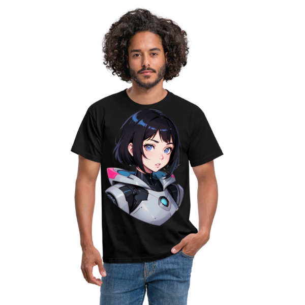 Robot Waifu Men's T-Shirt - Image 4