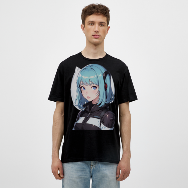 Blue Waifu Men's T-Shirt - Image 5