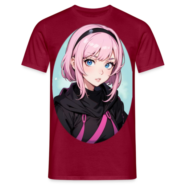 Pink Waifu Men's T-Shirt - Image 4