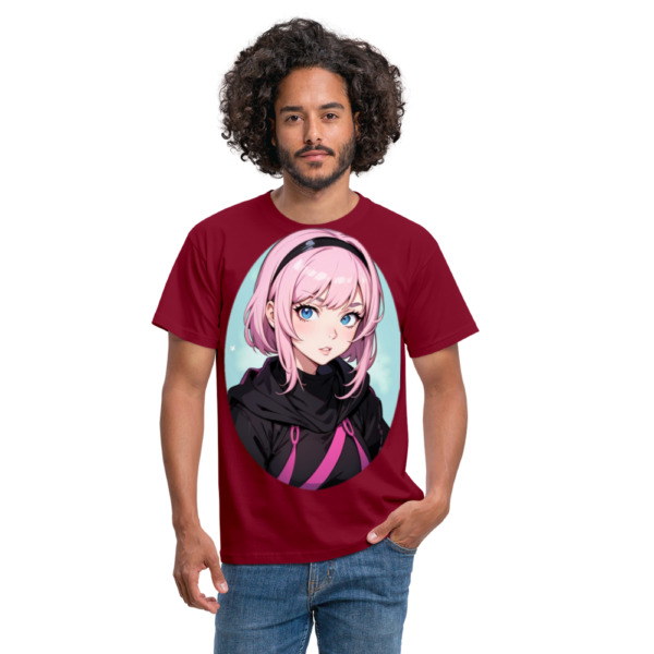 Pink Waifu Men's T-Shirt - Image 2