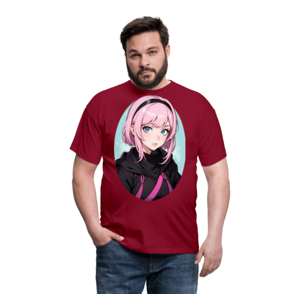 Pink Waifu Men's T-Shirt - Image 5