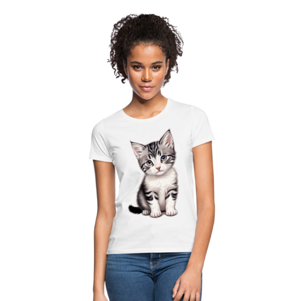 Cute cat women's T-Shirt - Image 3