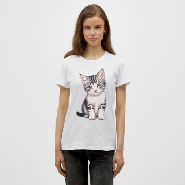 Cute cat women's T-Shirt - Image 4