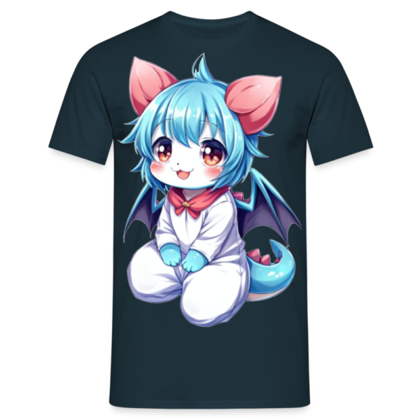 Cute Anime Dragon Men's T-Shirt - Image 2